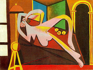 躺着的女人 Reclining Woman (1929)，巴勃罗·毕加索