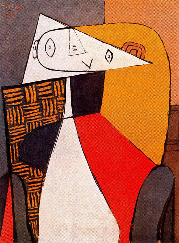 坐着的女人 Seated Woman (1930),巴勃罗·毕加索