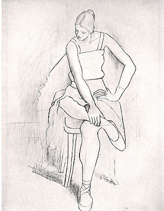 Seated woman (Olga) Seated woman (Olga) (1920)，巴勃罗·毕加索