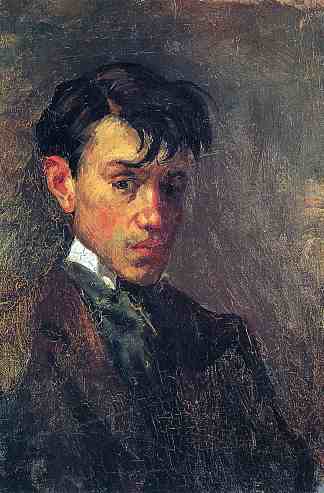 自画像 Self-Portrait (1896)，巴勃罗·毕加索