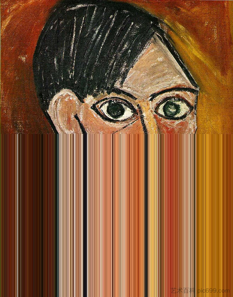 自画像 Self-Portrait (1907),巴勃罗·毕加索