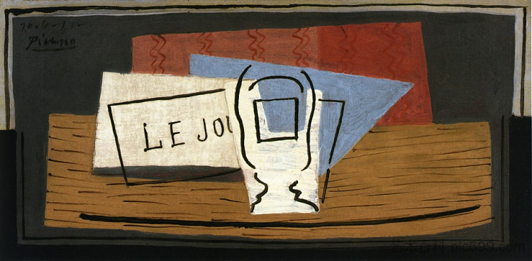 静物画 Still life (1921),巴勃罗·毕加索