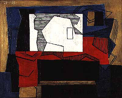 静物画 Still life (1922)，巴勃罗·毕加索