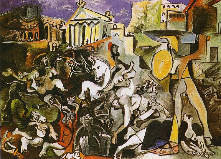 绑架萨宾人 The Abduction of Sabines (1962),巴勃罗·毕加索