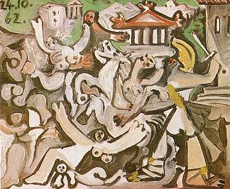 绑架萨宾人 The Abduction of Sabines (1962)，巴勃罗·毕加索