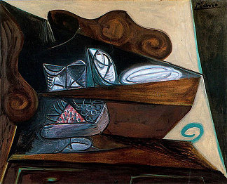 “加泰罗尼亚”自助餐 The buffet of ‘Catalan’ (1943)，巴勃罗·毕加索