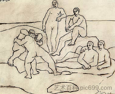 战士 The fighters (1921),巴勃罗·毕加索