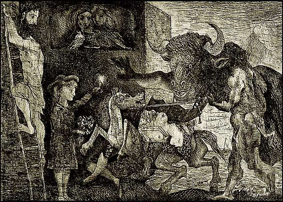 牛头怪 Minotauromachy (1935),巴勃罗·毕加索
