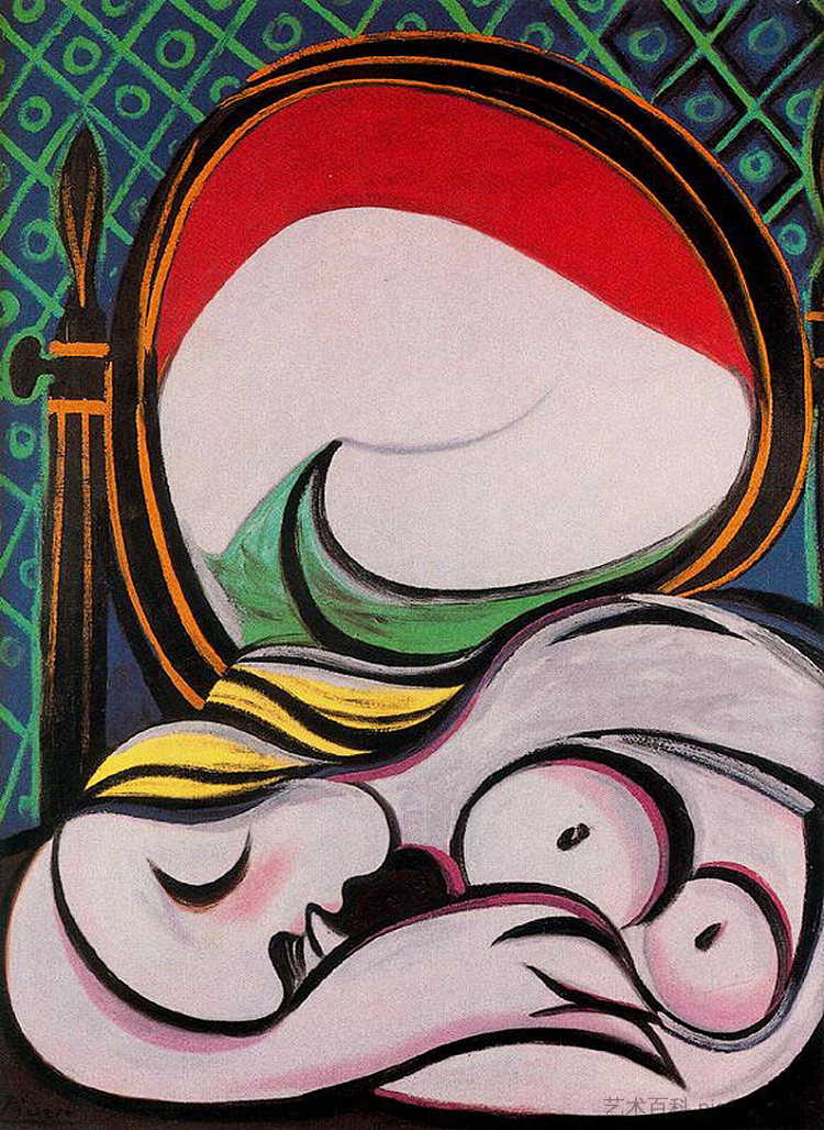 镜子 The mirror (1932),巴勃罗·毕加索