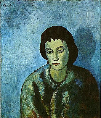 有棱角的女人 The woman with the edge (1902),巴勃罗·毕加索