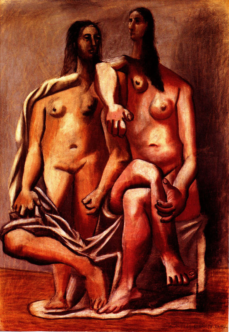 两个游泳者 Two bathers (1920),巴勃罗·毕加索