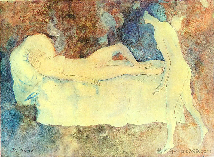 两个朋友 Two friends (1904),巴勃罗·毕加索