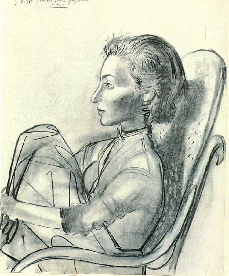 无标题的 Untitled (1954)，巴勃罗·毕加索