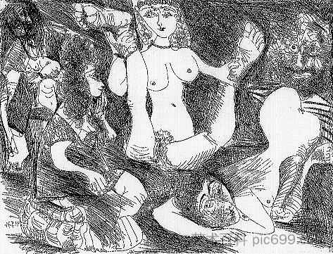 无标题的 Untitled (1966),巴勃罗·毕加索