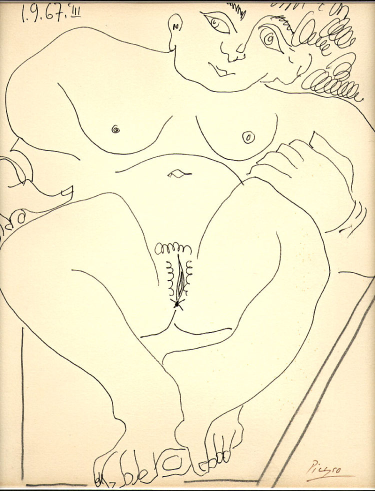 无标题的 Untitled (1967)，巴勃罗·毕加索