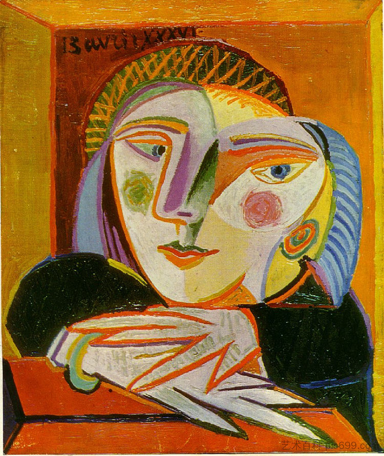窗边的女人 Woman by the window (1936),巴勃罗·毕加索