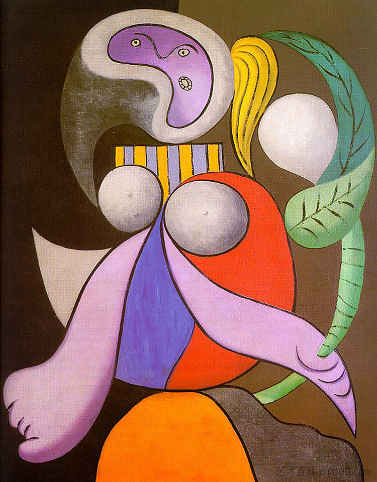女人与花 Woman with flower (1932),巴勃罗·毕加索