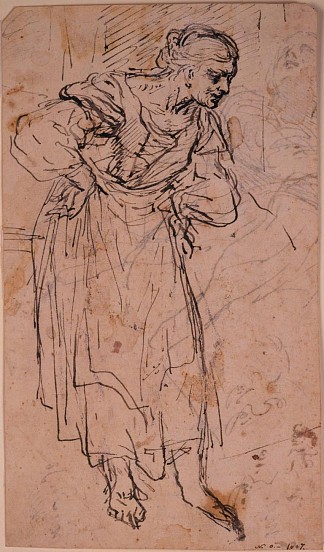 女性形象 Female Figure，Palma il Giovane