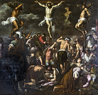 受难 Crucifixion (1579)，Palma il Giovane