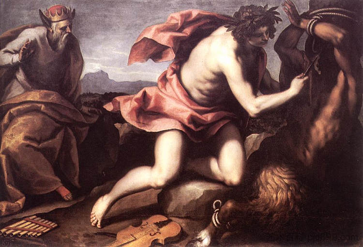 阿波罗和马西亚斯 Apollo and Marsyas,Palma il Giovane