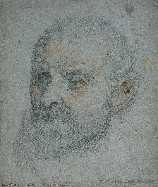 自画像 Self Portrait (1614),Palma il Giovane