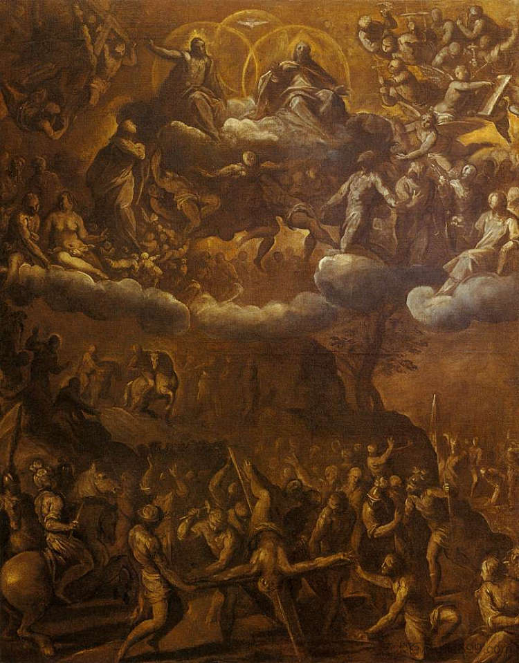 圣彼得被钉十字架 The Crucifixion of St Peter，Palma il Giovane