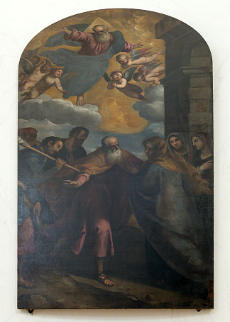 圣约阿希姆与圣安妮的会面 Incontro di San Gioacchino con Santa Anna (c.1628)，Palma il Giovane