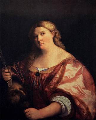 朱迪思与霍洛弗内斯的头 Judith with the Head of Holofernes (c.1523; Italy                     )，老棕榈