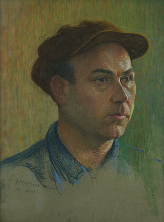 埃吉奇·丘巴尔肖像 Egich Chubar Portrait (1933)，帕诺斯·捷尔列梅江