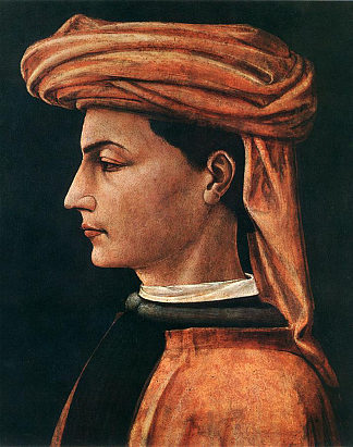 一个年轻人的肖像 Portrait of a Young Man (1440)，保罗·乌切洛