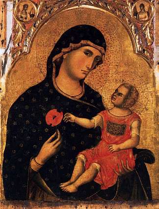 罂粟圣母 Madonna of the Poppy (1325)，保罗·韦内齐亚诺