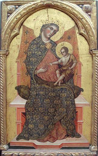 圣母玛利亚和圣婴 Virgin Mary and Child (1354)，保罗·韦内齐亚诺