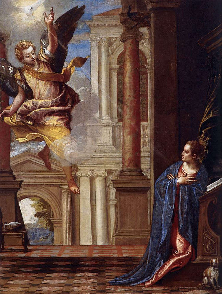 报喜 Annunciation (c.1560),保罗·委罗内塞