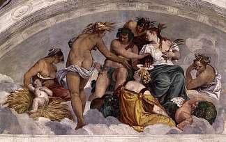 巴克斯和谷神星 Bacchus and Ceres (1560 – 1561)，保罗·委罗内塞