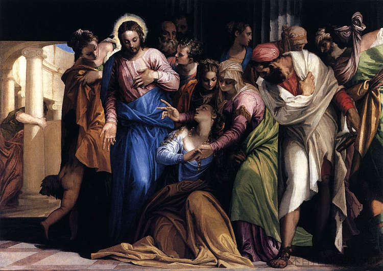 抹大拉的马利亚的皈依 Conversion of Mary Magdalene (c.1547)，保罗·委罗内塞