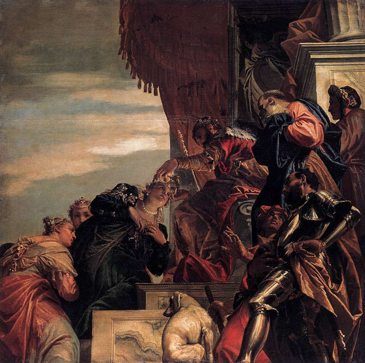 以斯帖由亚哈随鲁加冕 Esther Crowned by Ahasuerus (1556),保罗·委罗内塞