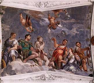 海曼、朱诺和金星 Hyman, Juno and Venus (1560 – 1561)，保罗·委罗内塞