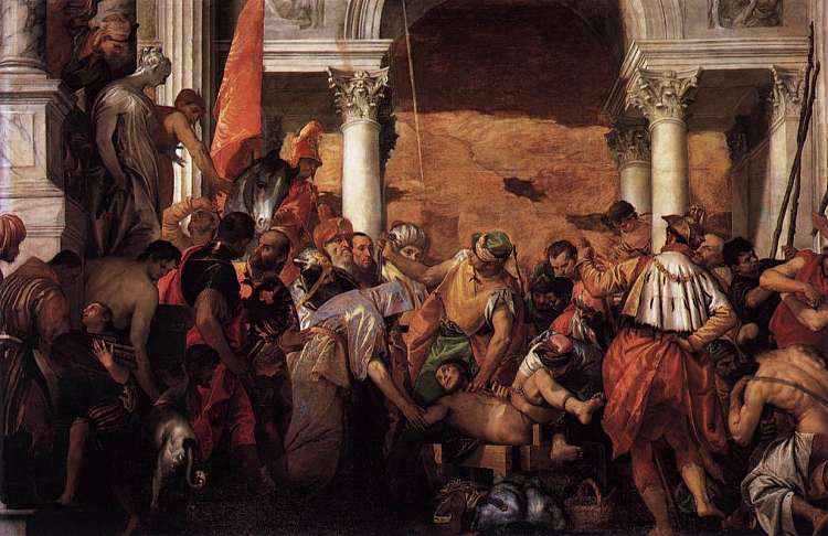 圣塞巴斯蒂安殉难 Martyrdom of Saint Sebastian (c.1565)，保罗·委罗内塞