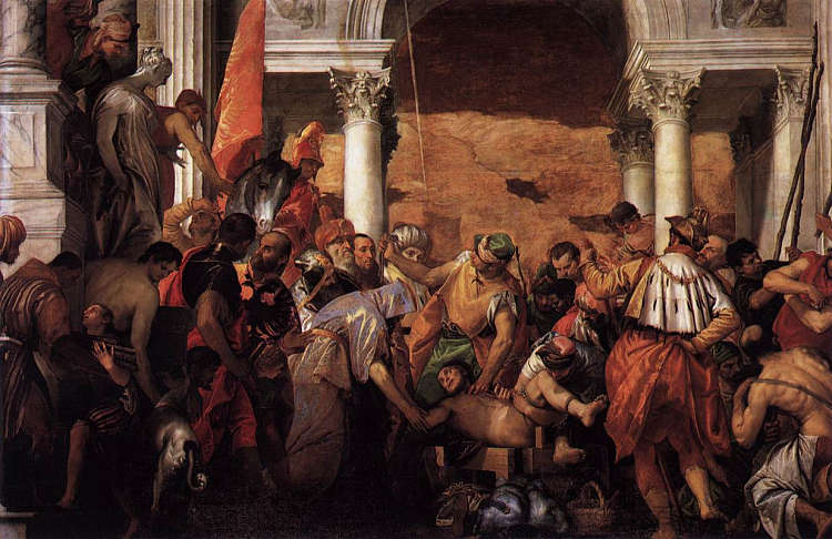 圣塞巴斯蒂安殉难 Martyrdom of Saint Sebastian (c.1565),保罗·委罗内塞