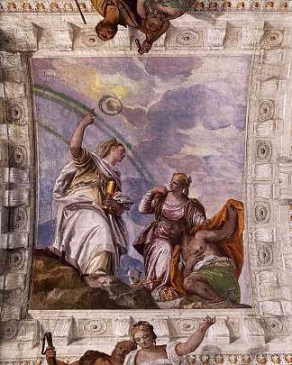 凡人被引导到神圣的永恒 Mortal Man Guided to Divine Eternity (1560 – 1561)，保罗·委罗内塞