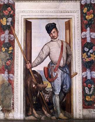 穿着狩猎服装的贵族 Nobleman in Hunting Attire (1560 – 1561)，保罗·委罗内塞