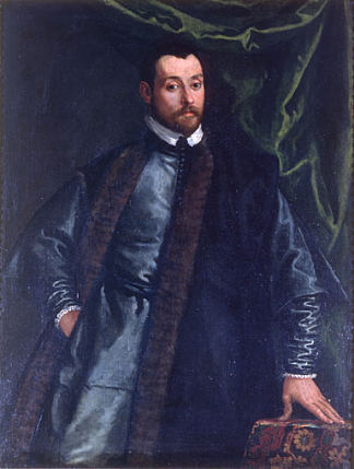 绅士肖像 Portrait of a Gentlemen (1585)，保罗·委罗内塞