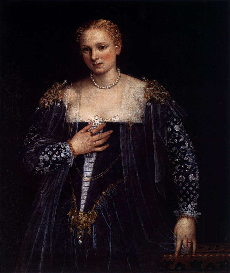 威尼斯女人的肖像(La Belle Nani) Portrait of a Venetian Woman (La Belle Nani) (c.1560),保罗·委罗内塞