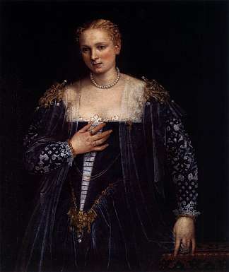 威尼斯女人的肖像（La Belle Nani） Portrait of a Venetian Woman (La Belle Nani) (c.1560)，保罗·委罗内塞