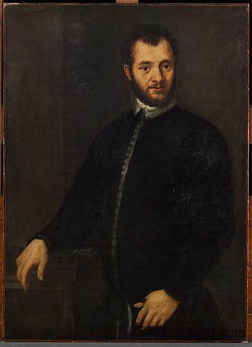 黑衣年轻人的肖像 Portrait of a young man in black (1580)，保罗·委罗内塞