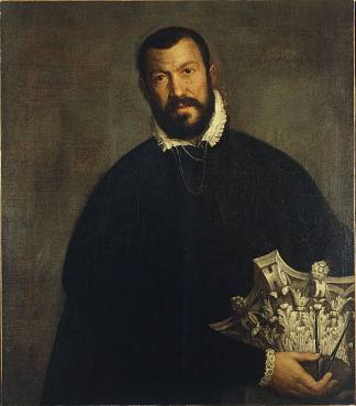 建筑师文森佐·斯卡莫齐的肖像 Portrait of architect Vincenzo Scamozzi，保罗·委罗内塞