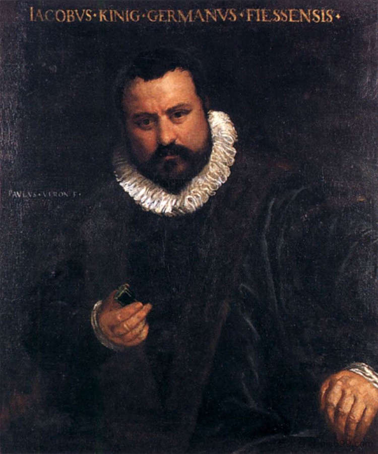 约翰·雅各布的肖像 Portrait of Johann Jakob (1575 - 1580)，保罗·委罗内塞