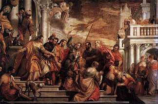 圣马可和马塞利努斯被带到殉道 Saints Mark and Marcellinus being led to Martyrdom (c.1565)，保罗·委罗内塞