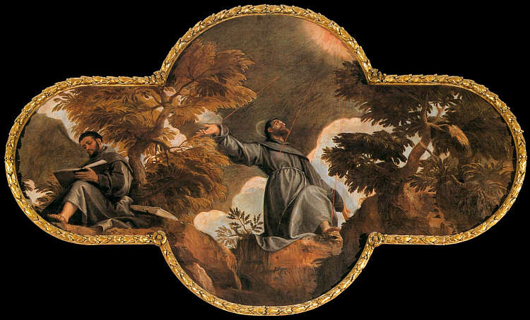 摇头丸中的圣弗朗西斯 St Francis in Ecstasy (c.1582)，保罗·委罗内塞