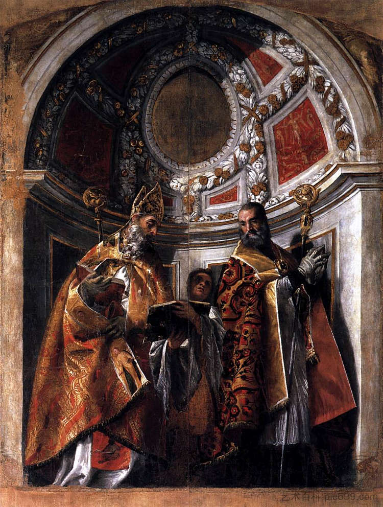 圣双子座和西弗勒斯 Sts Geminianus and Severus (c.1560),保罗·委罗内塞